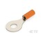 Te Connectivity Ring Terminal, #10 Stud Size, 1.42 mm², Bare Insulated, Orange 184204-1 - alternate 1